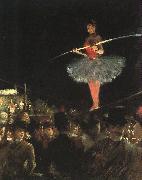 Jean-Louis Forain The Tightrope Walker USA oil painting artist